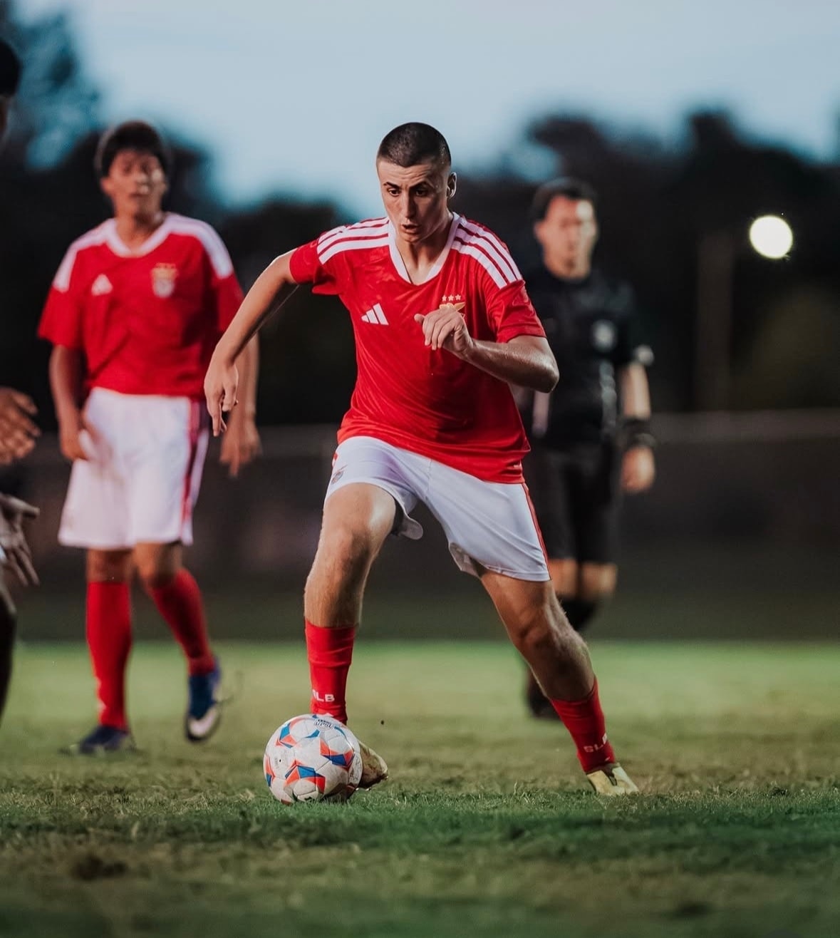 Casey Beidler on the pitch